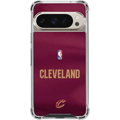 NBA Cleveland Cavaliers Jersey Google Pixel 9 Pro XL Clear Case